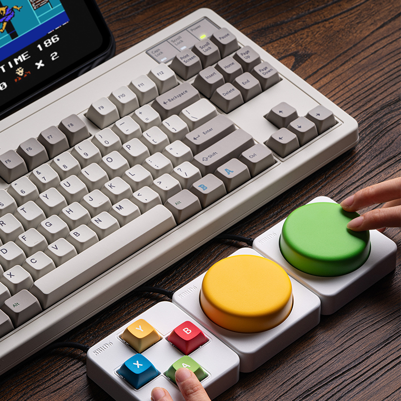 8BitDo Keyboard Extensions - Super Buttons Super ABXY Super Stick - Accessory Edition for Compatible Mechanical Keyboards