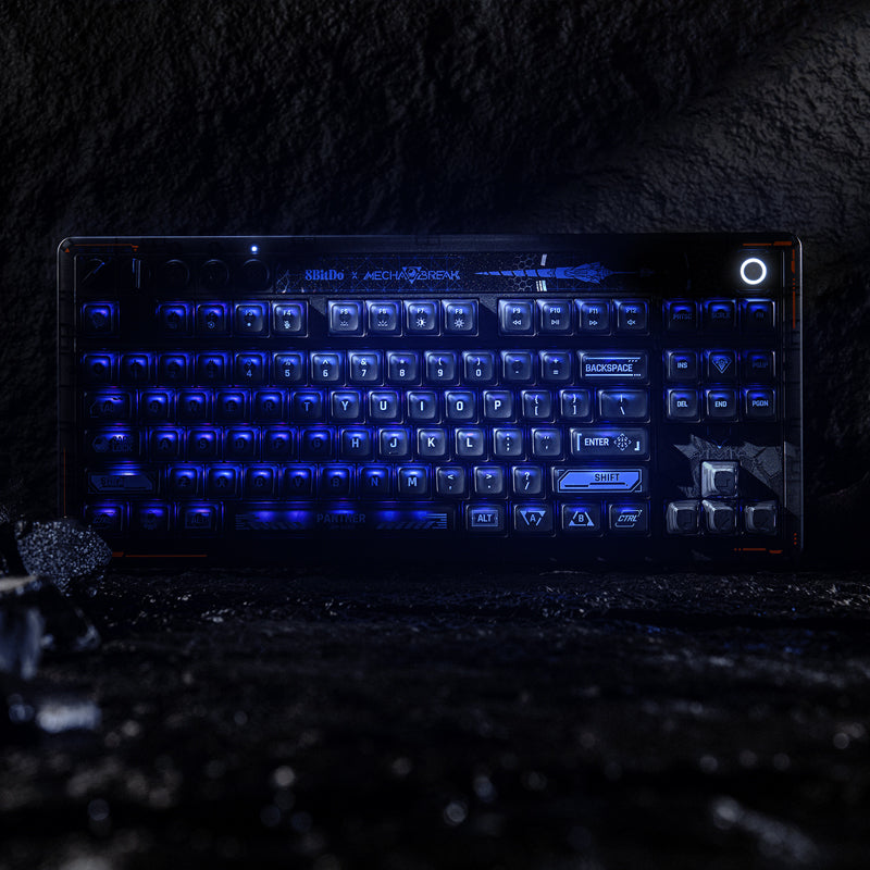 8BitDo Retro 87 Mechanical Keyboard - Mecha BREAK - Mechanical Key Design with Distinctive Styling