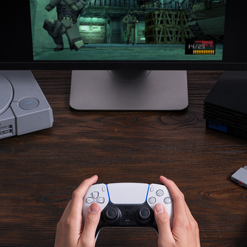 8BitDo Retro Receiver for PS1 PS2 - Connection Receiver for Classic and Modern Systems