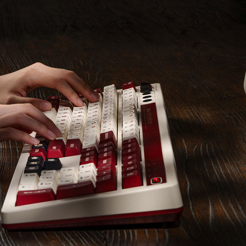 8BitDo Retro 108 Mechanical Keyboard - Mechanical Key Design with Distinctive Styling
