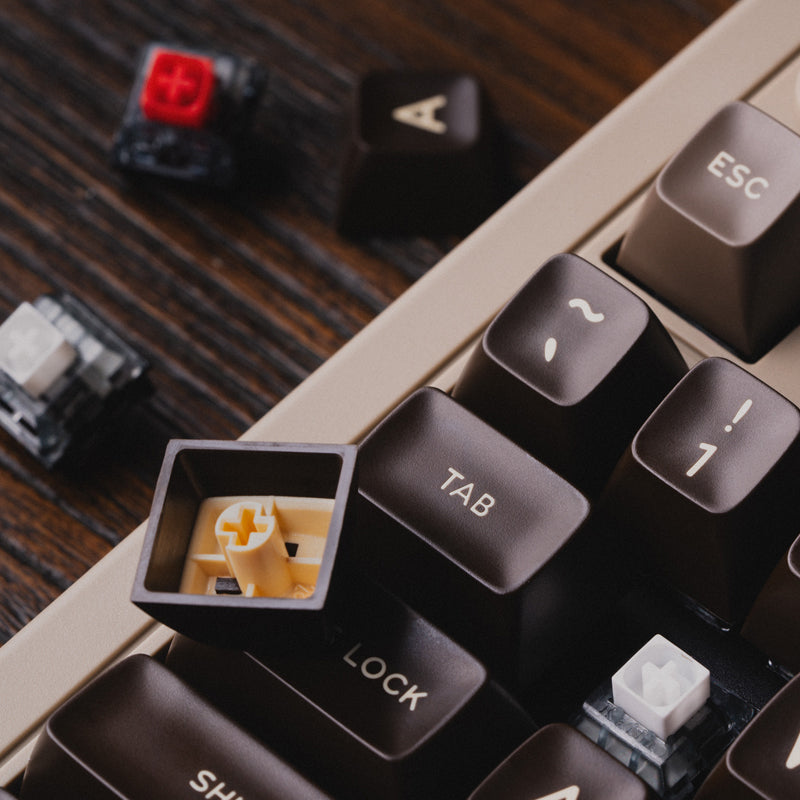 8BitDo Retro Mechanical Keyboard - Mechanical Key Design with Distinctive Styling