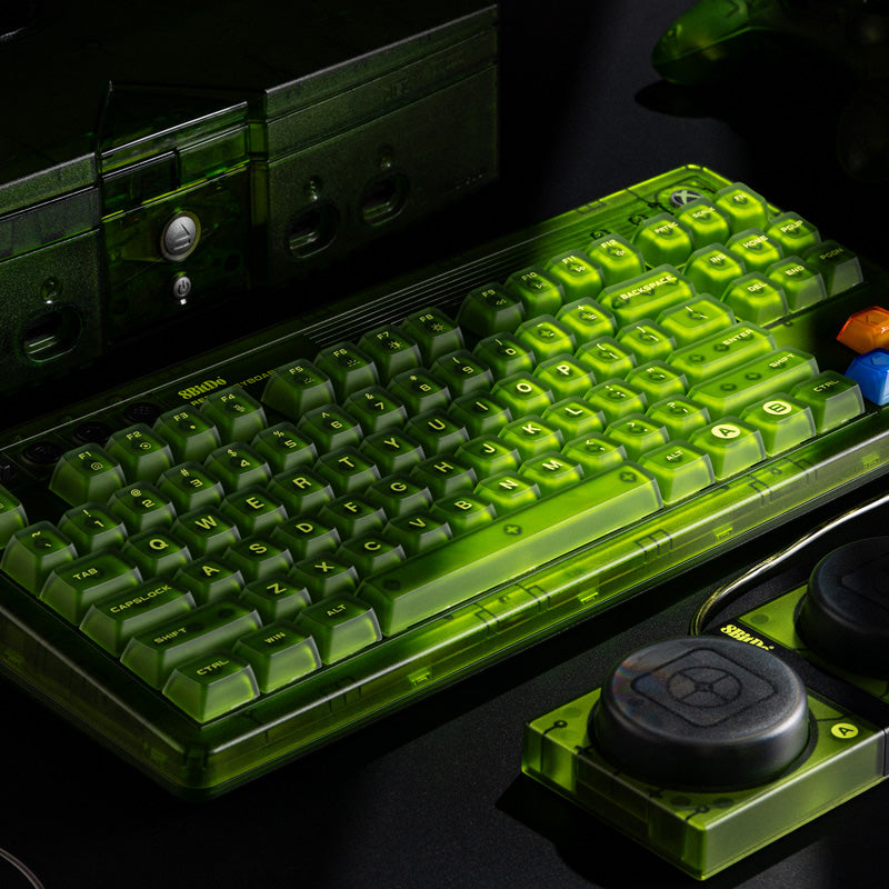 8BitDo Retro 87 Mechanical Keyboard - Xbox Edition - Mechanical Key Design with Distinctive Styling