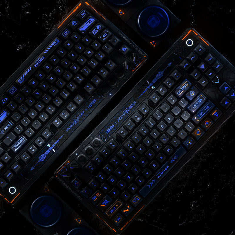 8BitDo Retro 87 Mechanical Keyboard - Mecha BREAK - Mechanical Key Design with Distinctive Styling