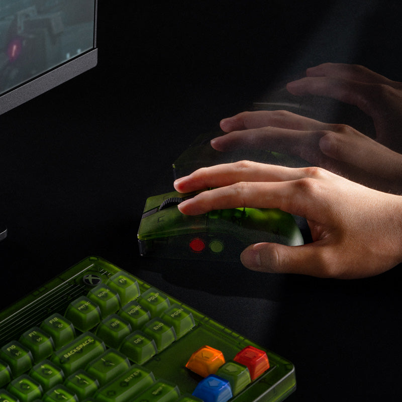 8BitDo Retro R8 Mouse - Xbox Edition - Gaming and Desktop Mouse Design
