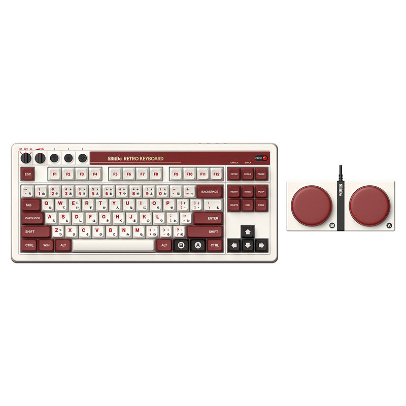8BitDo Retro Mechanical Keyboard - Mechanical Key Design with Distinctive Styling
