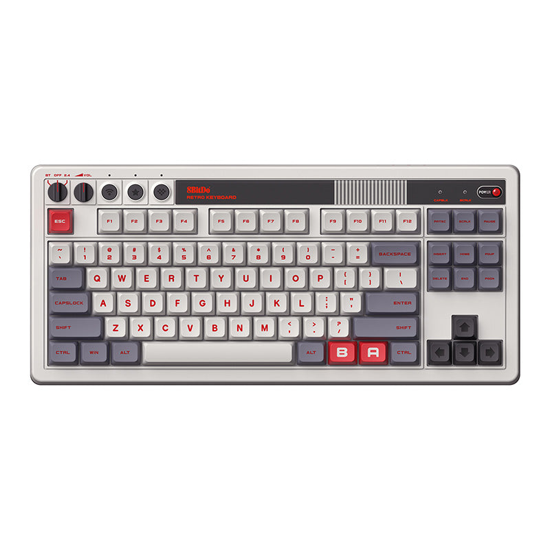 8BitDo Retro Mechanical Keyboard - Mechanical Key Design with Distinctive Styling