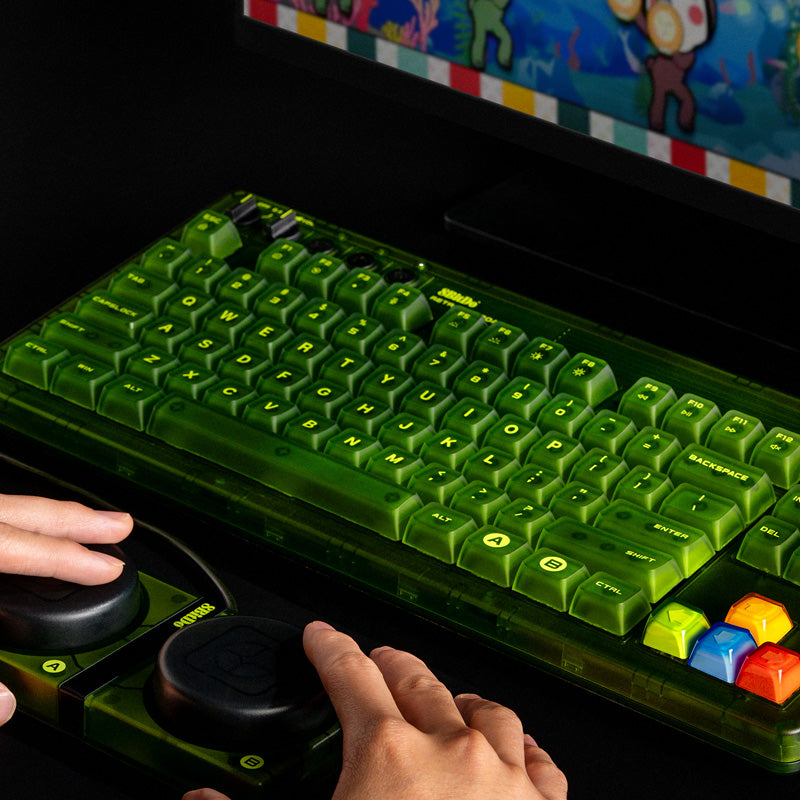 8BitDo Retro 87 Mechanical Keyboard - Xbox Edition - Mechanical Key Design with Distinctive Styling
