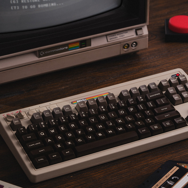 8BitDo Retro Mechanical Keyboard - Mechanical Key Design with Distinctive Styling