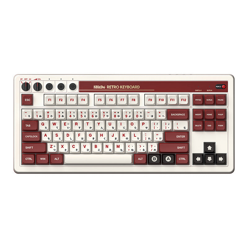 8BitDo Retro Mechanical Keyboard - Mechanical Key Design with Distinctive Styling