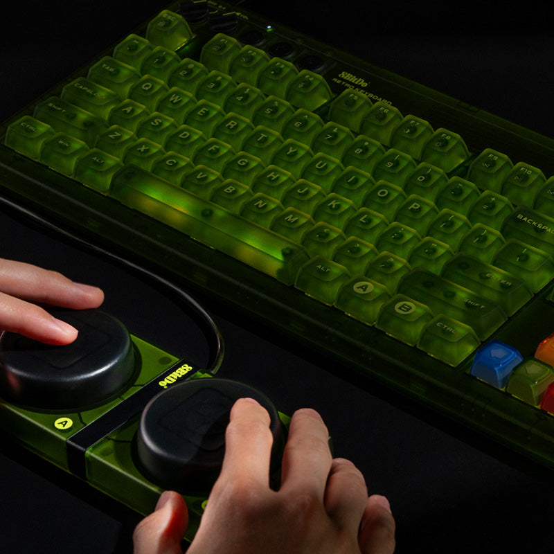 8BitDo Retro 87 Mechanical Keyboard - Xbox Edition - Mechanical Key Design with Distinctive Styling