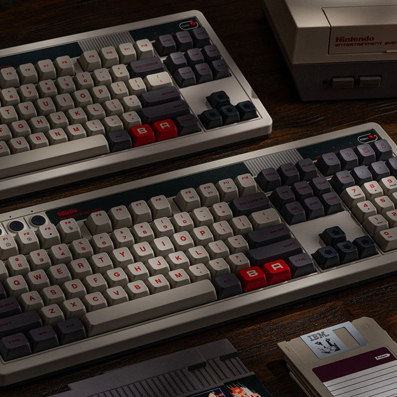 8BitDo Retro 108 Mechanical Keyboard - Mechanical Key Design with Distinctive Styling