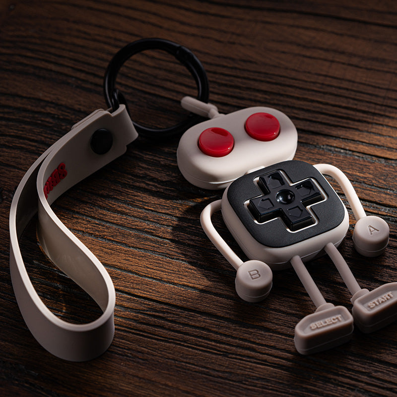 8BitDo 8Bitbot Keychain - Mini Gaming-Themed Keychain Design