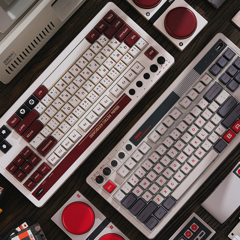 8BitDo Retro Mechanical Keyboard - Mechanical Key Design with Distinctive Styling
