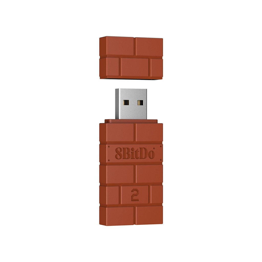 8BitDo Wireless Bluetooth USB Adapter 2 - Connection Receiver for Classic and Modern Systems