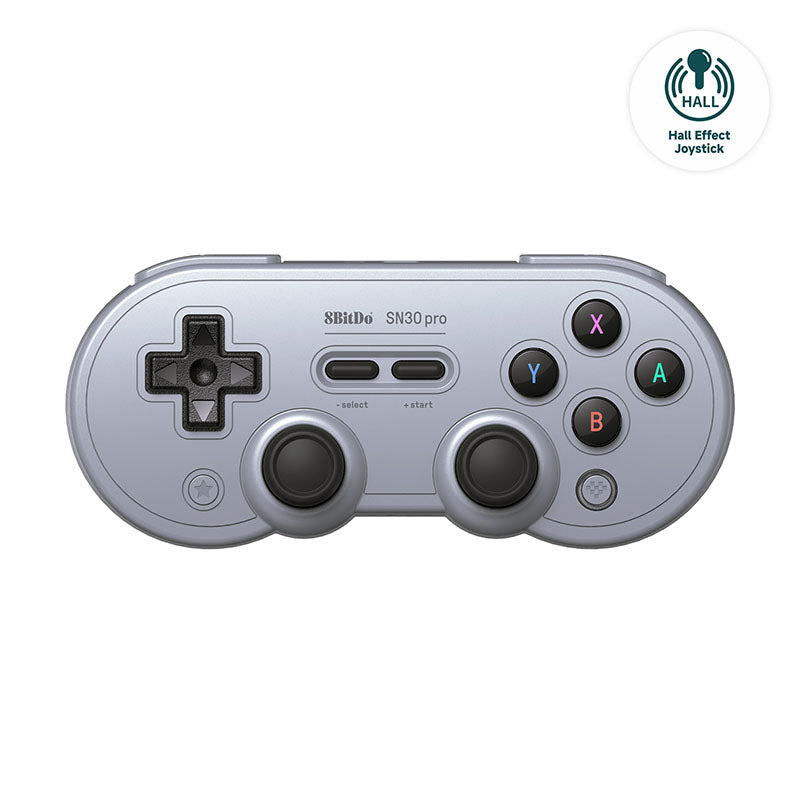 8BitDo SN30 Pro (Hall Effect Joystick) - Gaming Controller for Supported Systems