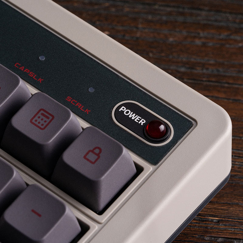 8BitDo Retro 108 Mechanical Keyboard - Mechanical Key Design with Distinctive Styling