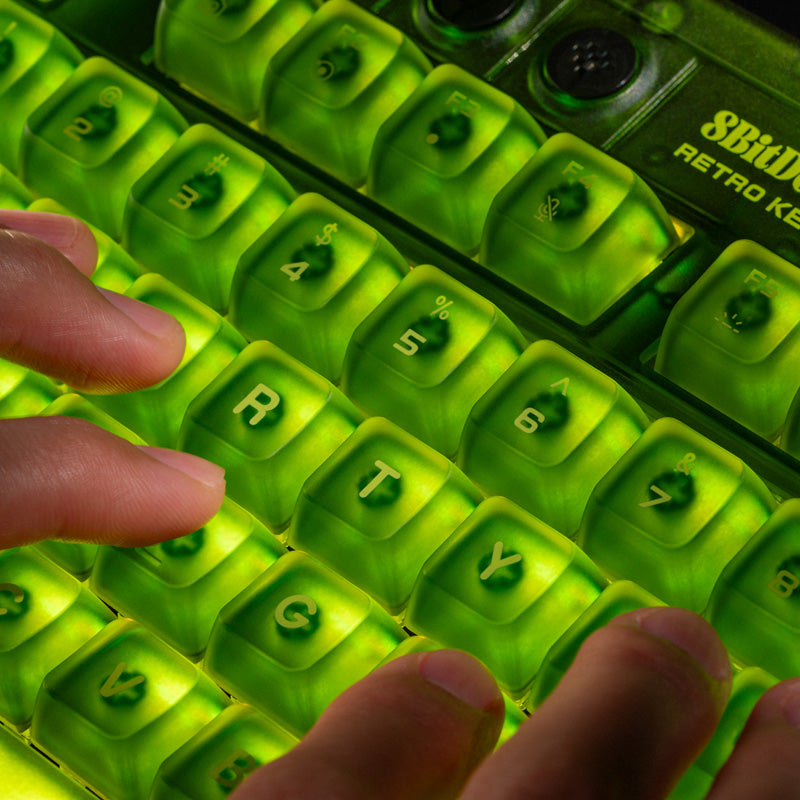 8BitDo Retro 87 Mechanical Keyboard - Xbox Edition - Mechanical Key Design with Distinctive Styling