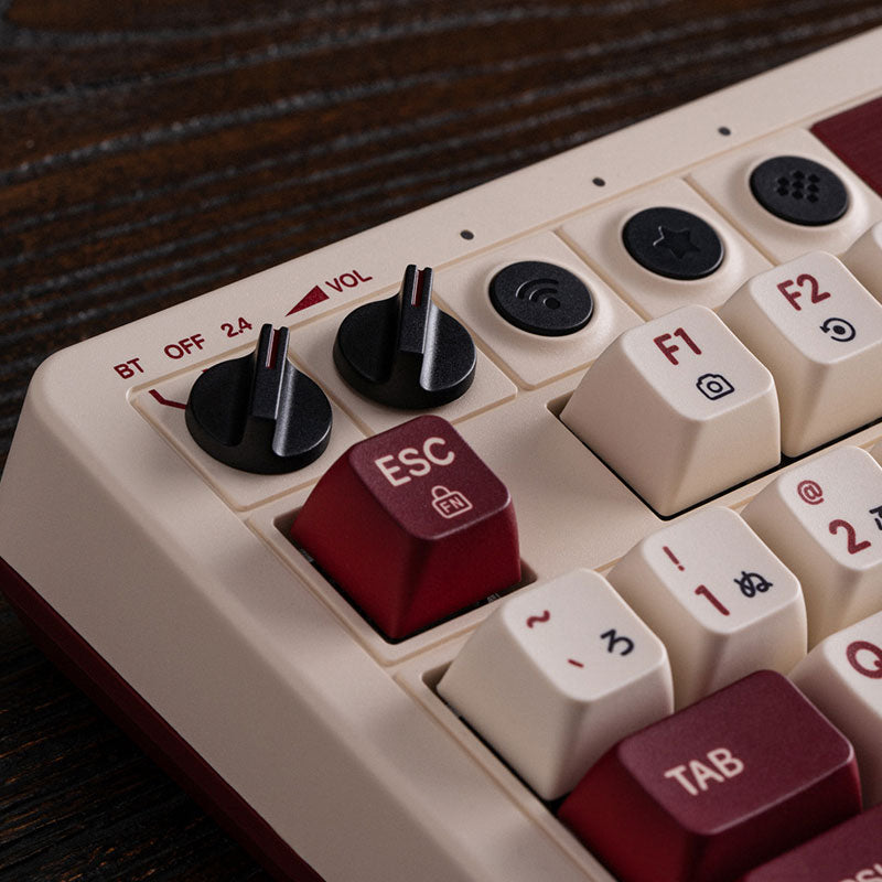 8BitDo Retro 108 Mechanical Keyboard - Mechanical Key Design with Distinctive Styling