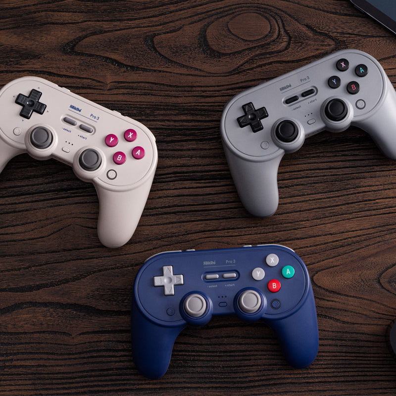 8BitDo Pro 3 Bluetooth Gamepad - Gaming Controller for Supported Systems