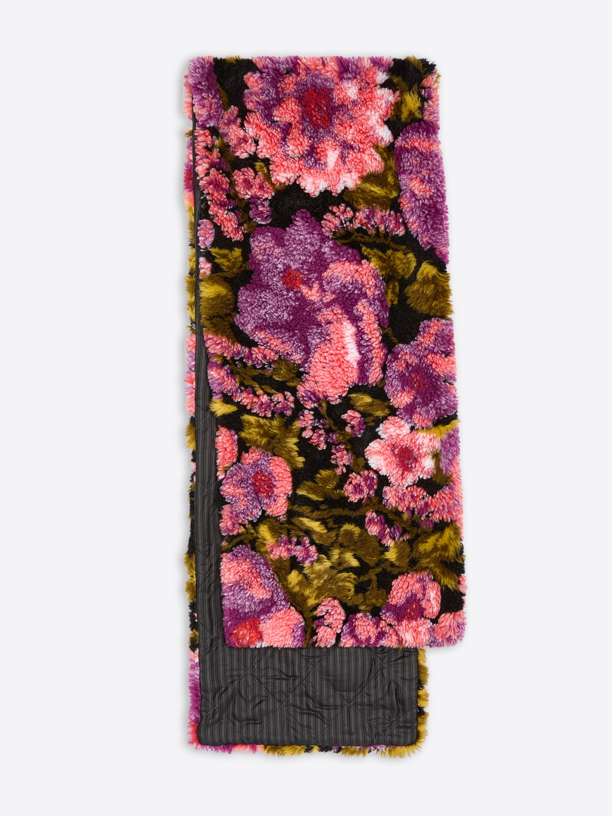 Shearling Jacquard Scarf