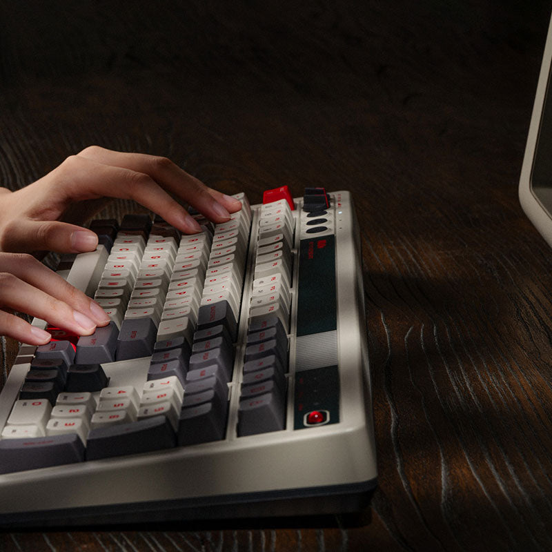 8BitDo Retro 108 Mechanical Keyboard - Mechanical Key Design with Distinctive Styling