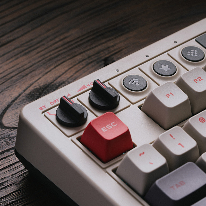 8BitDo Retro Mechanical Keyboard - Mechanical Key Design with Distinctive Styling