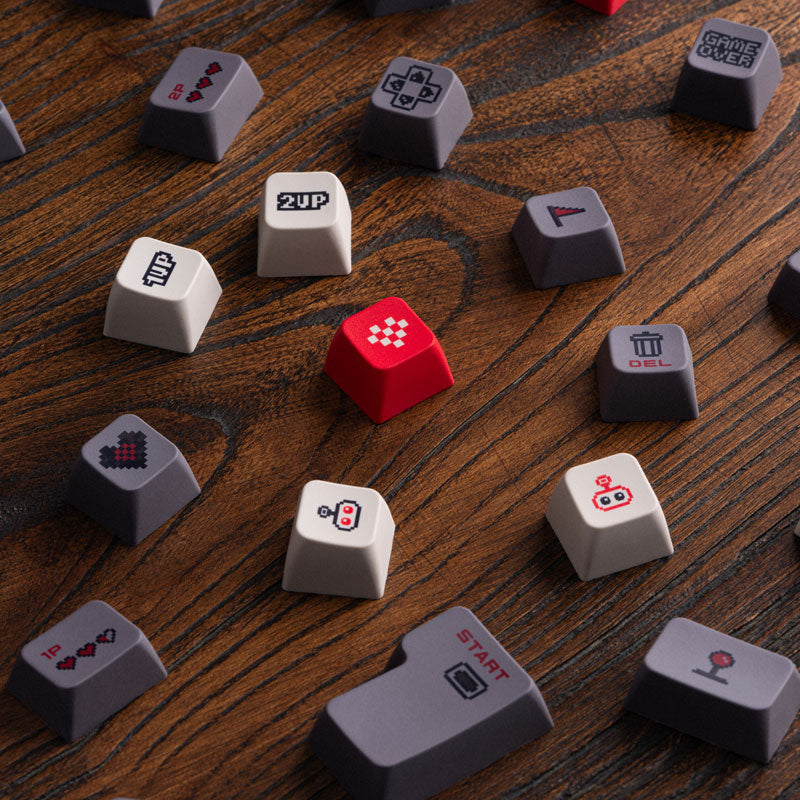 8BitDo Retro Keycaps - Keyboard Key Set for Supported 8BitDo Models