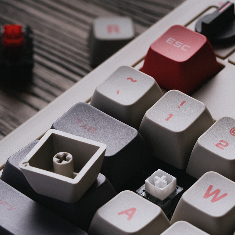 8BitDo Retro Mechanical Keyboard - Mechanical Key Design with Distinctive Styling