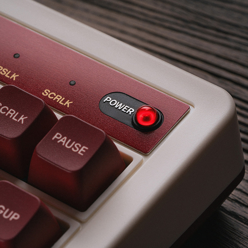 8BitDo Retro Mechanical Keyboard - Mechanical Key Design with Distinctive Styling