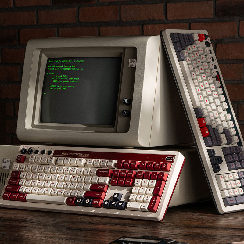 8BitDo Retro 108 Mechanical Keyboard - Mechanical Key Design with Distinctive Styling