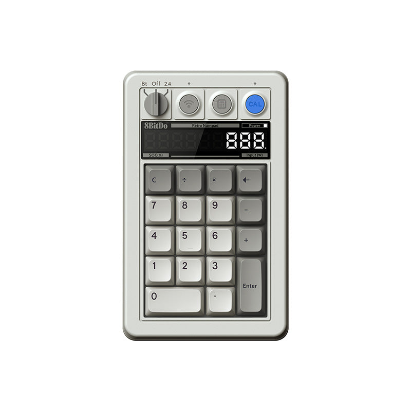8BitDo Retro 18 Mechanical Numpad - Mechanical Key Design with Distinctive Styling