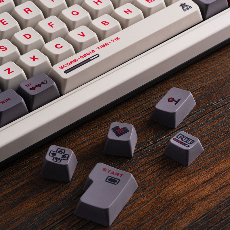 8BitDo Retro Keycaps - Keyboard Key Set for Supported 8BitDo Models