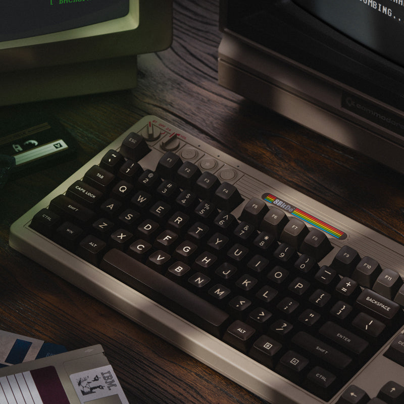 8BitDo Retro Mechanical Keyboard - Mechanical Key Design with Distinctive Styling
