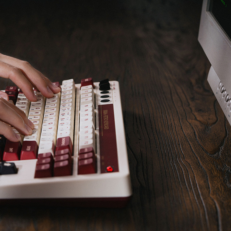 8BitDo Retro Mechanical Keyboard - Mechanical Key Design with Distinctive Styling