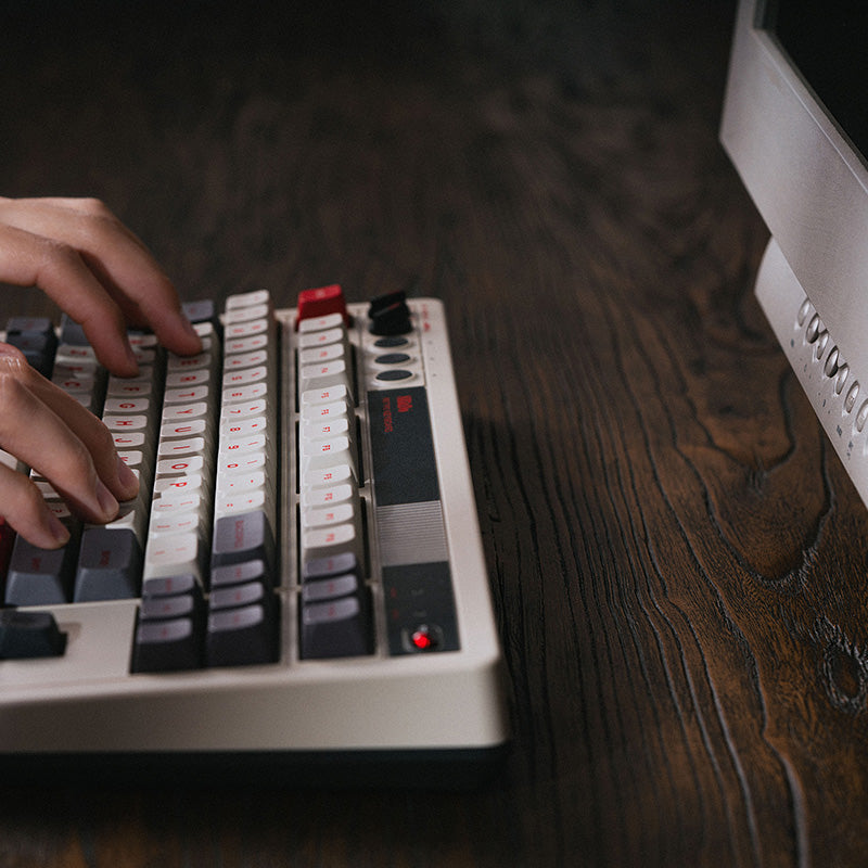 8BitDo Retro Mechanical Keyboard - Mechanical Key Design with Distinctive Styling