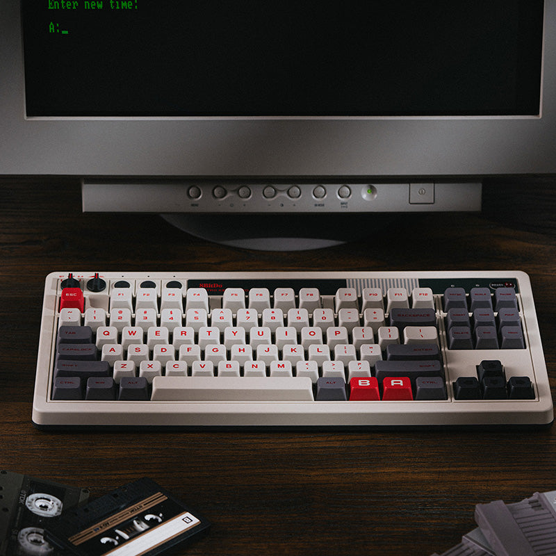 8BitDo Retro Mechanical Keyboard - Mechanical Key Design with Distinctive Styling