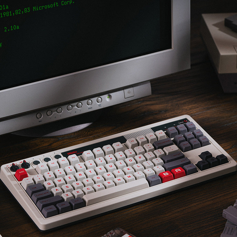 8BitDo Retro Mechanical Keyboard - Mechanical Key Design with Distinctive Styling