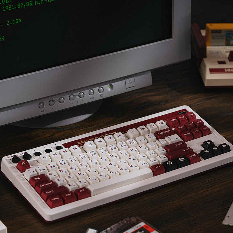 8BitDo Retro Mechanical Keyboard - Mechanical Key Design with Distinctive Styling