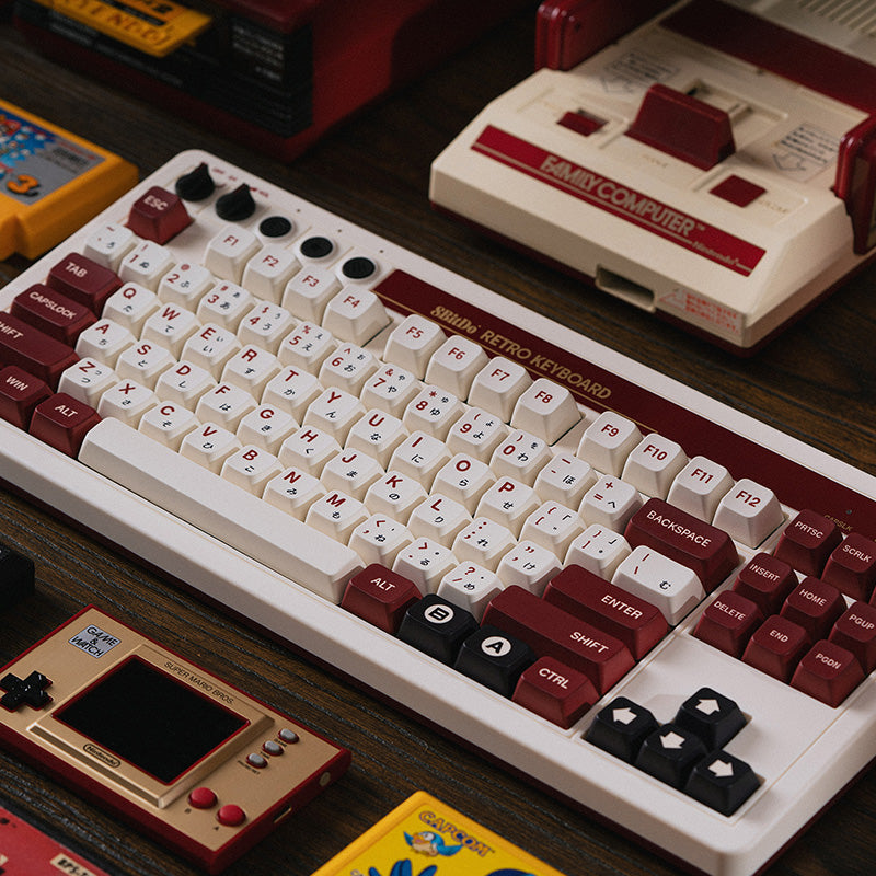8BitDo Retro Mechanical Keyboard - Mechanical Key Design with Distinctive Styling