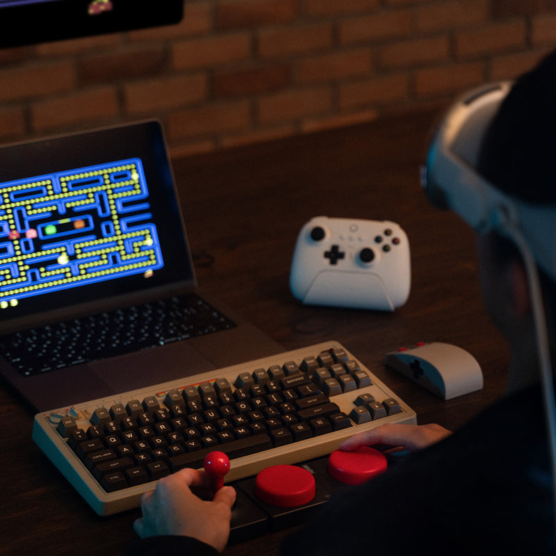 8BitDo Retro Mechanical Keyboard - Mechanical Key Design with Distinctive Styling