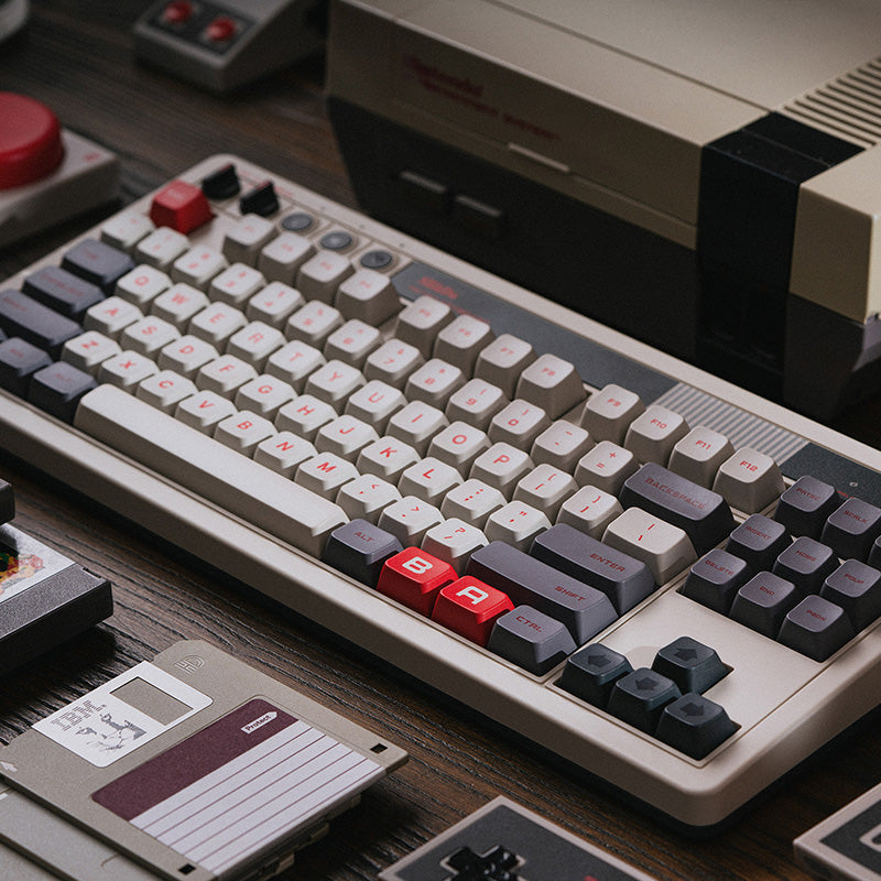 8BitDo Retro Mechanical Keyboard - Mechanical Key Design with Distinctive Styling
