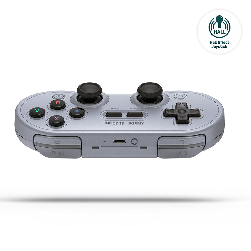 8BitDo SN30 Pro (Hall Effect Joystick) - Gaming Controller for Supported Systems