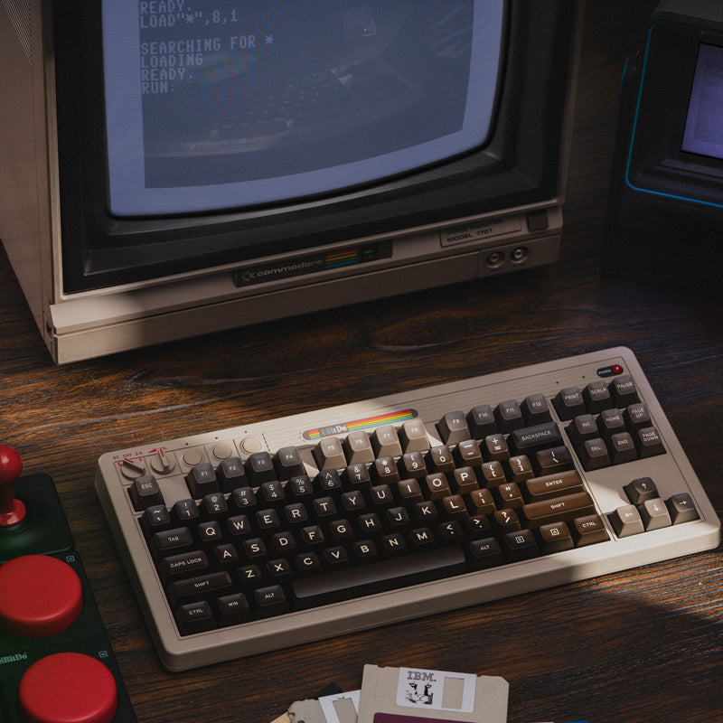 8BitDo Retro Mechanical Keyboard - Mechanical Key Design with Distinctive Styling
