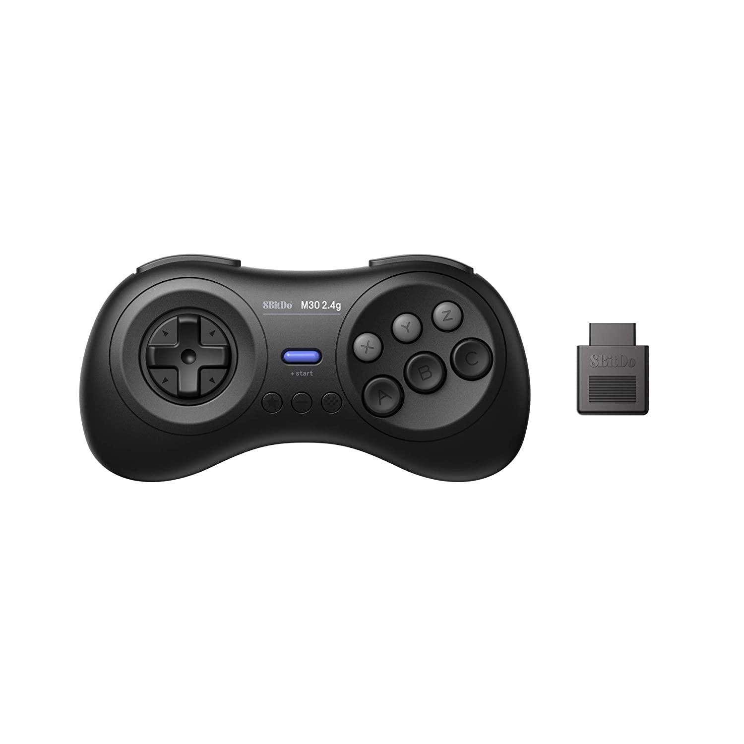 8BitDo M30 2.4G Controller for Sega Genesis & Mega Drive - Gaming Controller for Supported Systems
