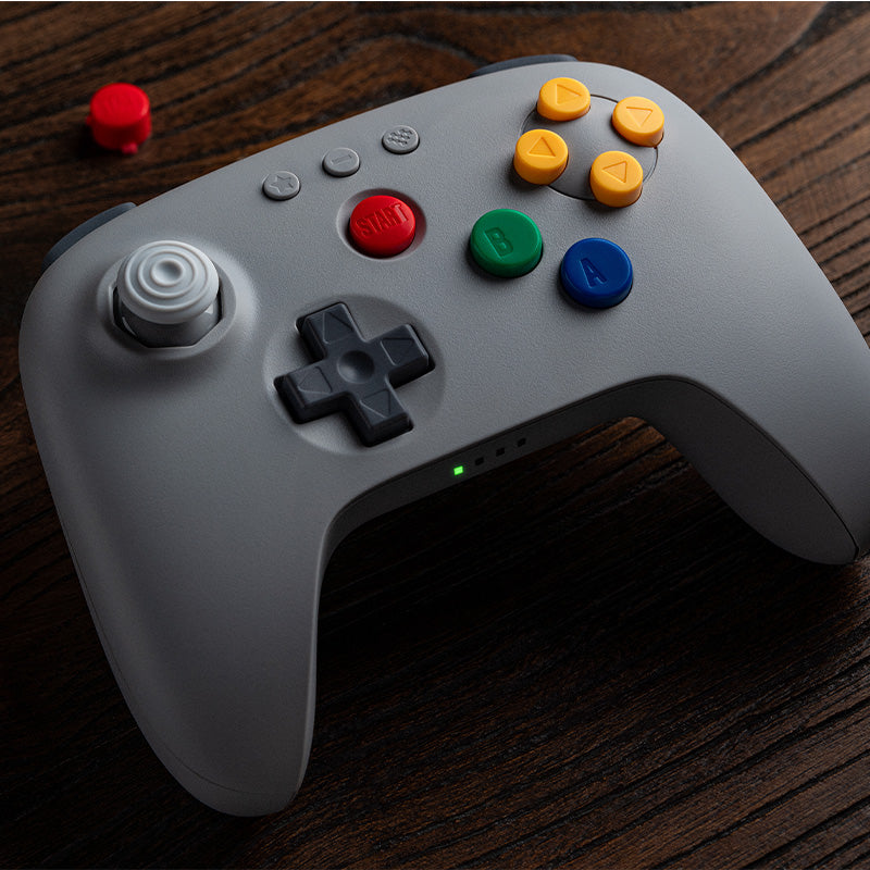 8BitDo 64 Bluetooth Controller for Analogue 3D - Gaming Controller for Supported Systems