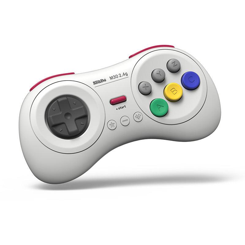 8BitDo M30 2.4G Controller for Sega Genesis Mini & Mega Drive Mini - Gaming Controller for Supported Systems