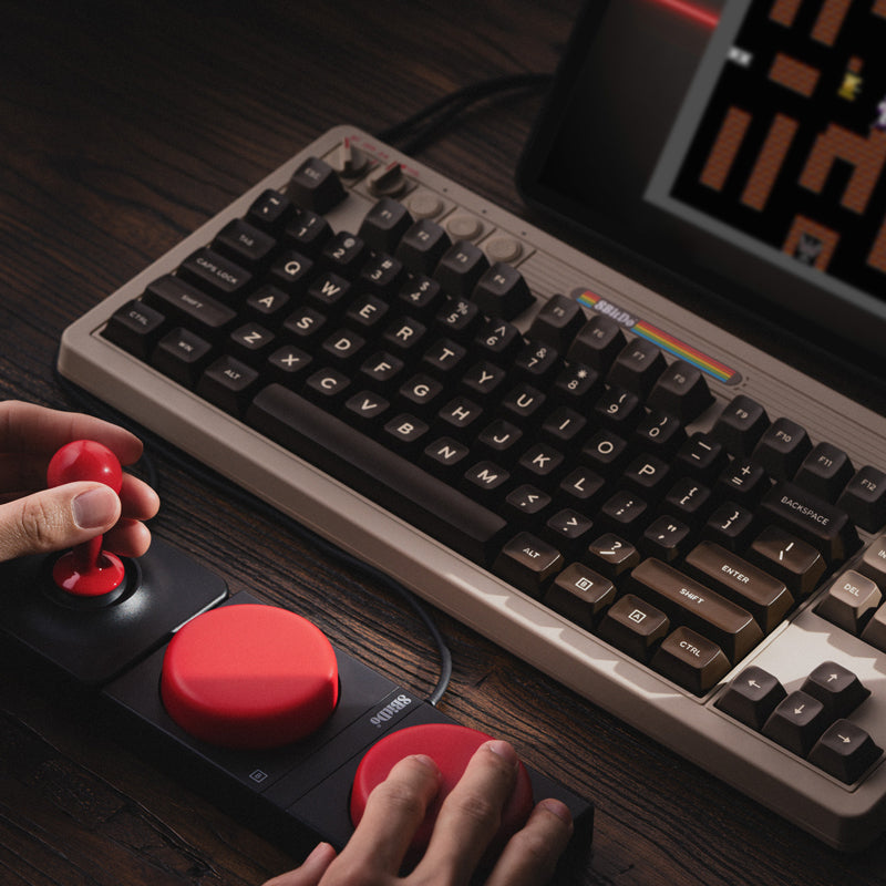 8BitDo Retro Mechanical Keyboard - Mechanical Key Design with Distinctive Styling
