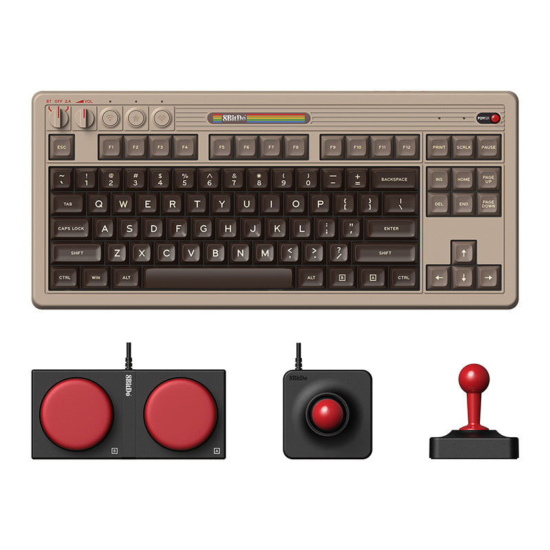 8BitDo Retro Mechanical Keyboard - Mechanical Key Design with Distinctive Styling