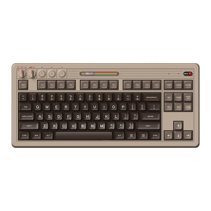 8BitDo Retro Mechanical Keyboard - Mechanical Key Design with Distinctive Styling