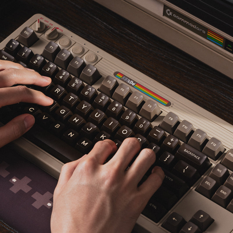 8BitDo Retro Mechanical Keyboard - Mechanical Key Design with Distinctive Styling